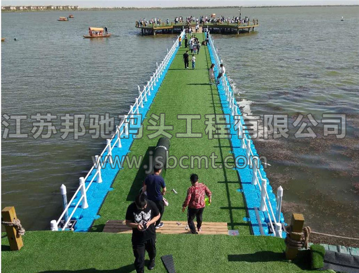 江蘇邦馳碼頭工程有限公司浮筒客戶案例-內蒙古包頭南海景區濕地公園14